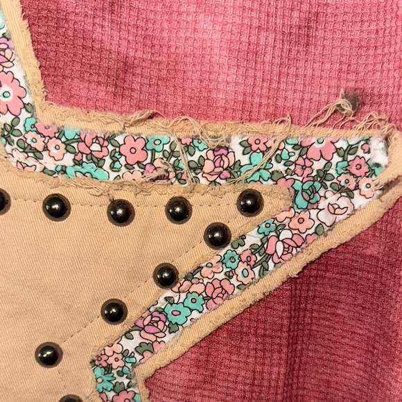 POL Pink Star Studded Sweatshirt - Picture 4 of 5